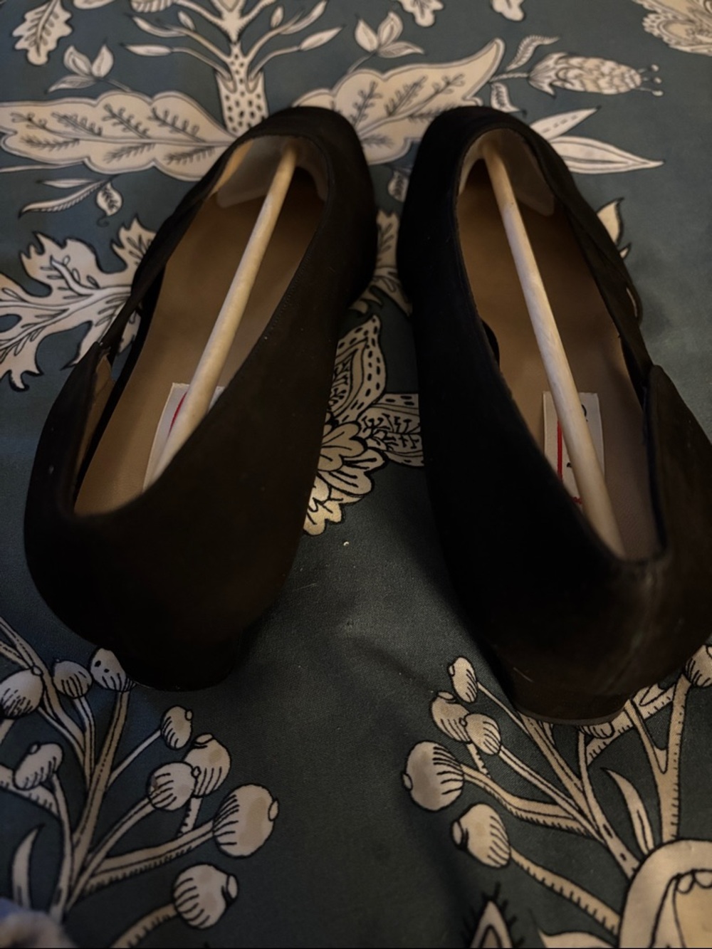 Talbots Black Suede Slip-On Flats size 10 women’s - Picture 3 of 13
